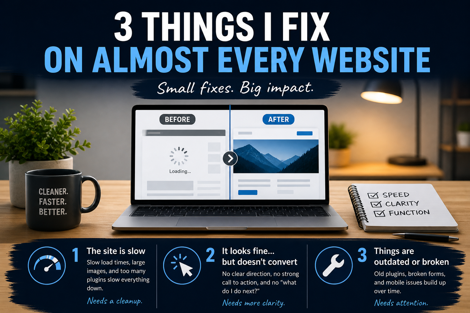 3 Things I Fix On Almost Every Website featured image