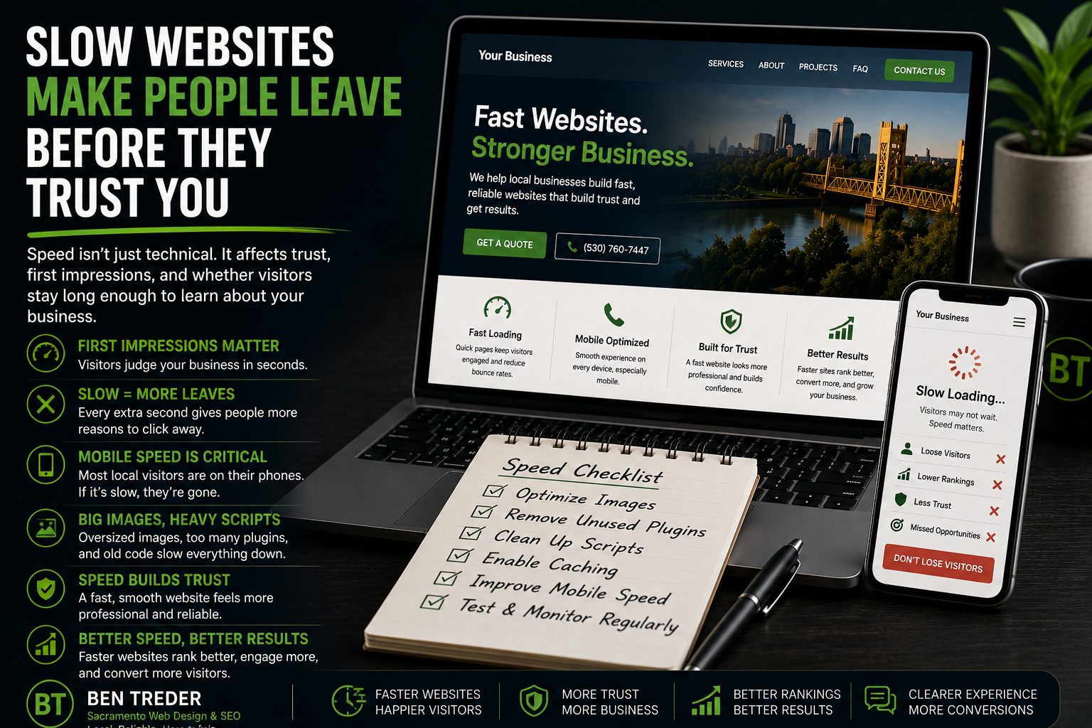 Slow Websites Make People Leave Before They Trust You featured image