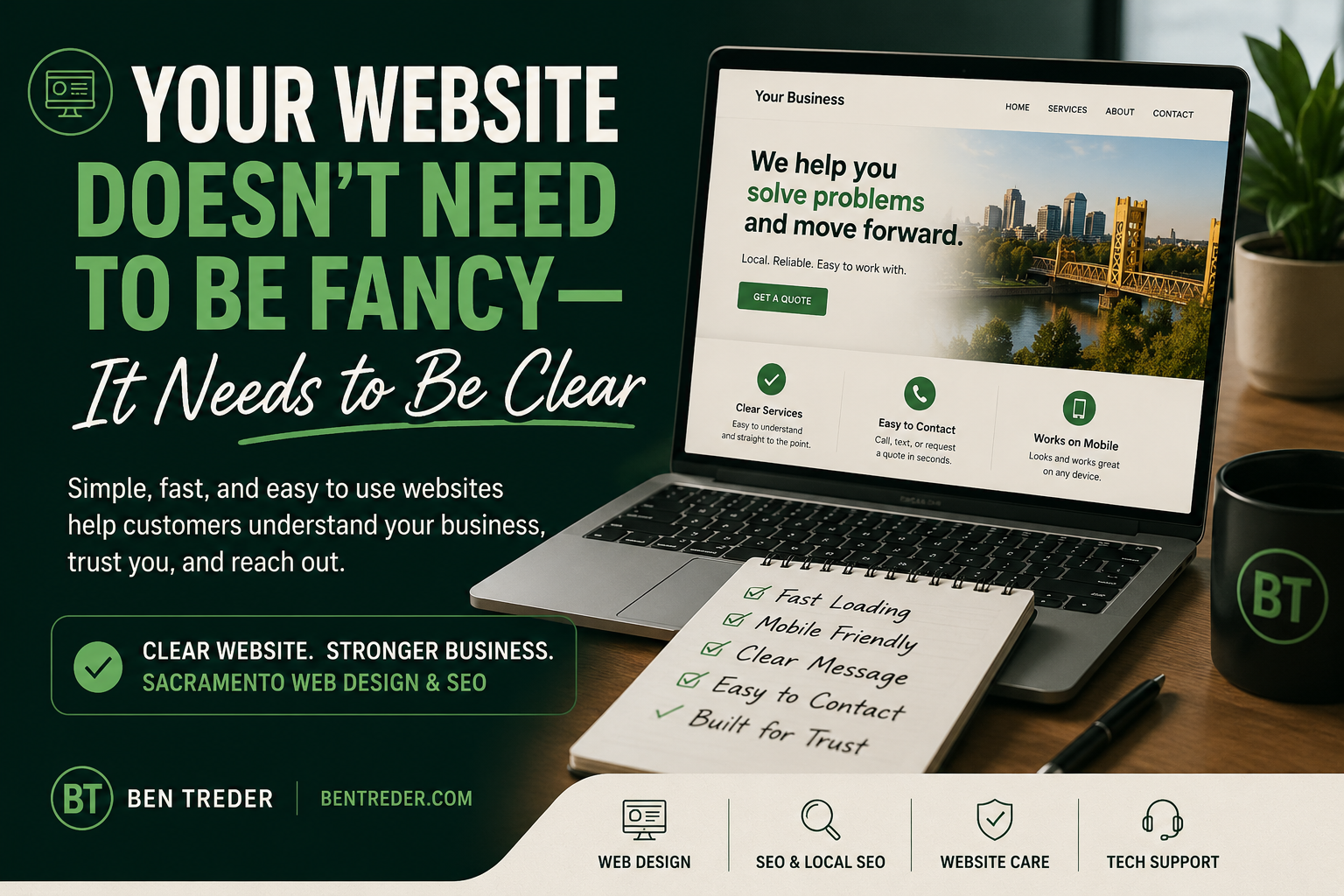 Your Website Doesn’t Need to Be Fancy — It Needs to Be Clear featured image