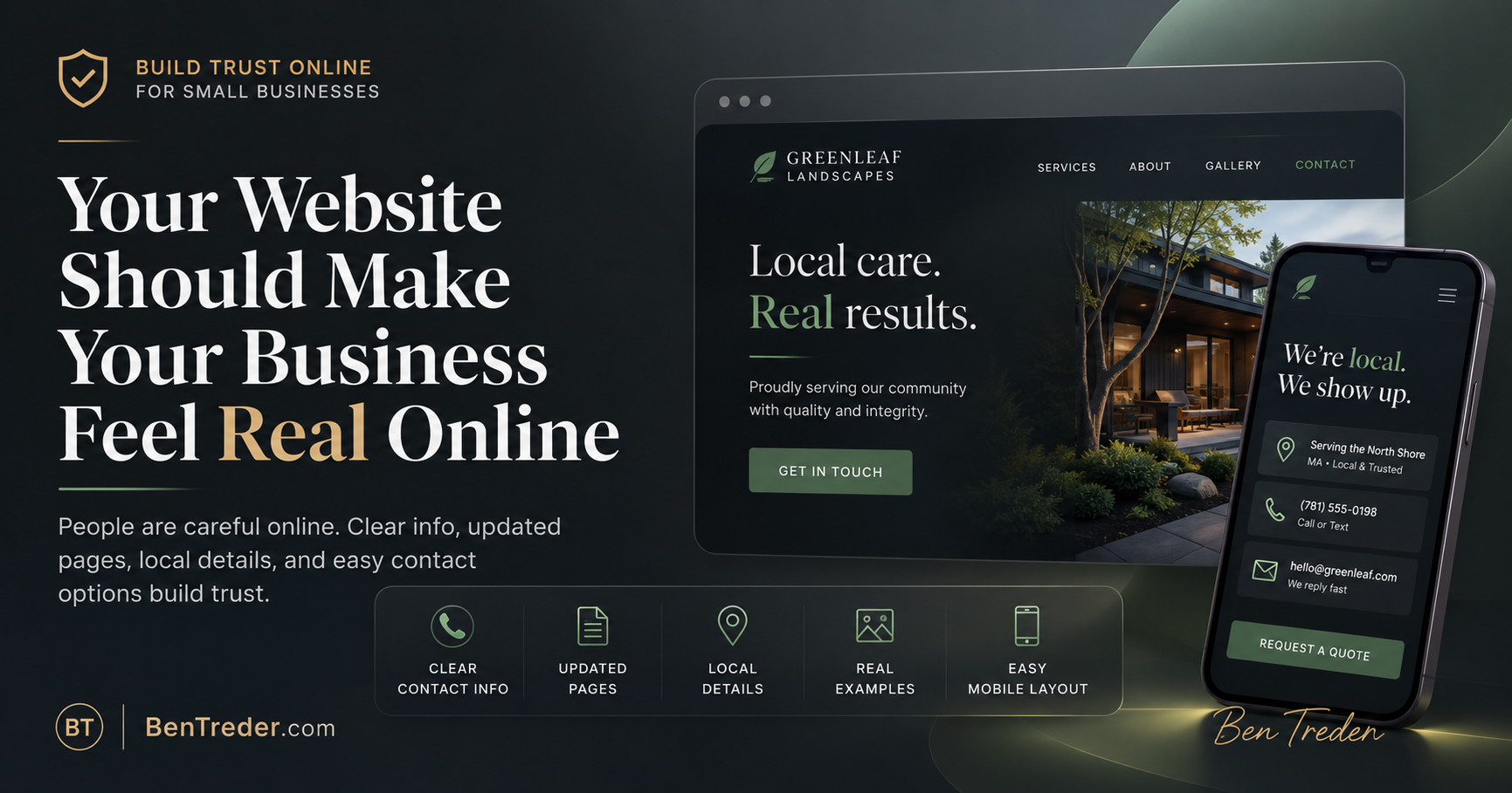 Your Website Should Make Your Business Feel Real Online featured image