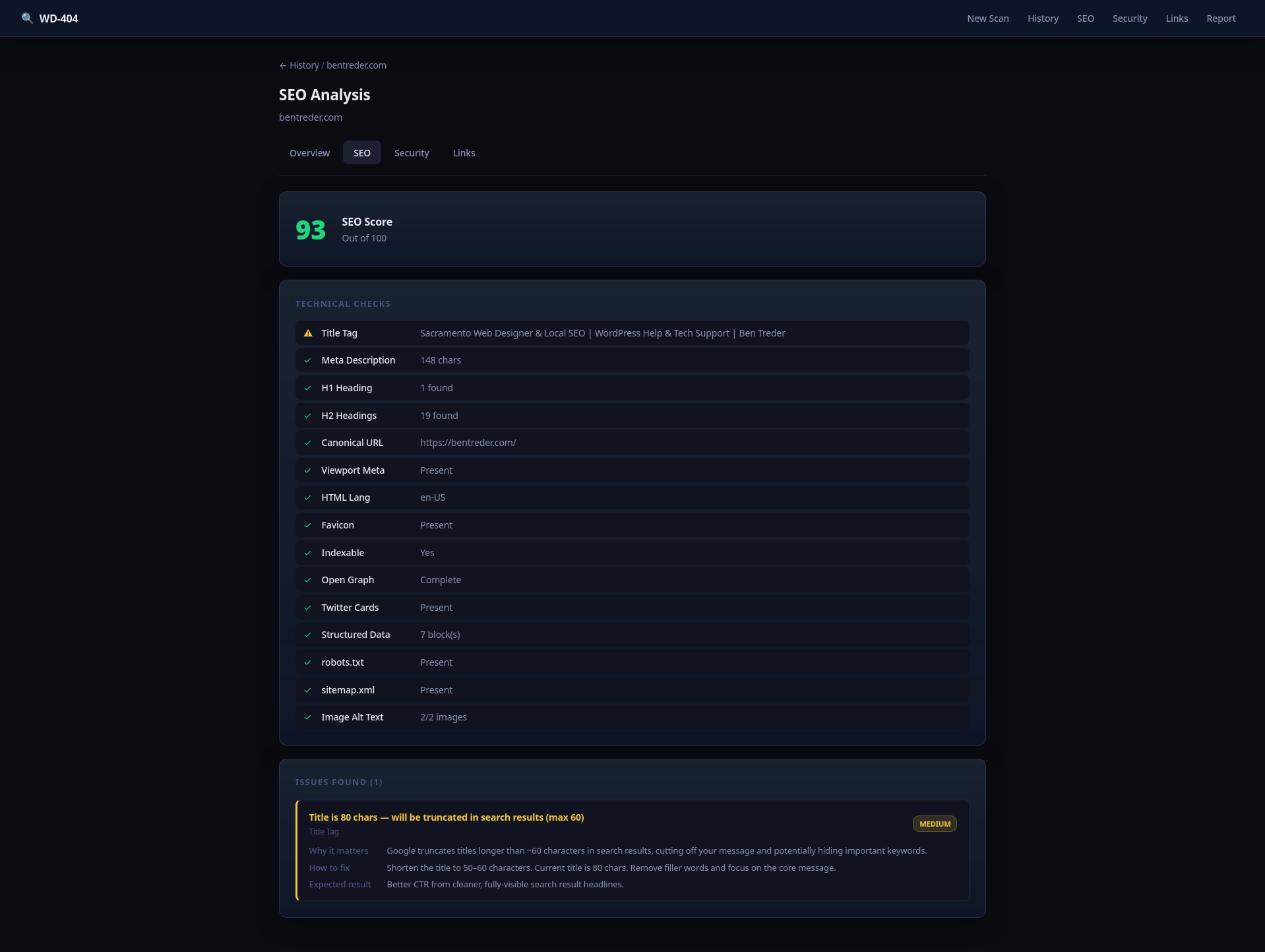 WD-404 SEO detail page